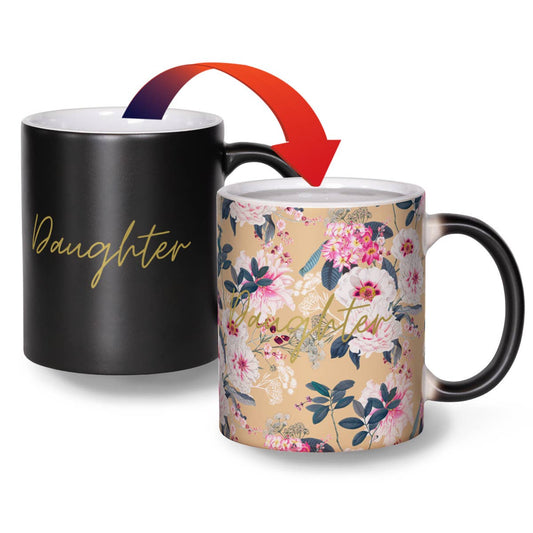 Matte Color Changing Mug - Floral Daughter