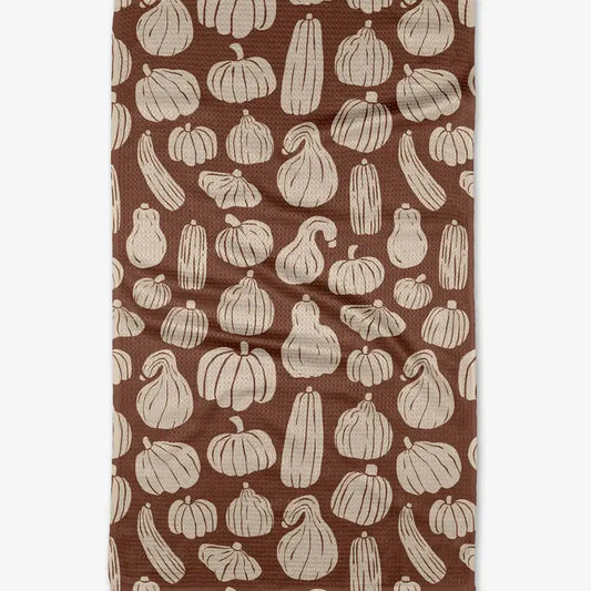 Squash Medley Geometry Tea Towel