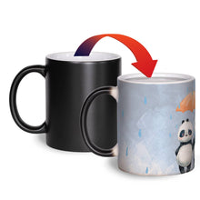 Load image into Gallery viewer, Matte Color Changing Mug - Panda Friends
