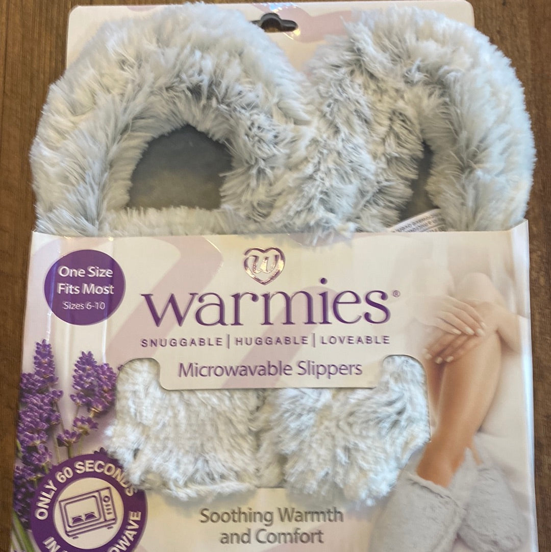 Warmies Slippers-Gray