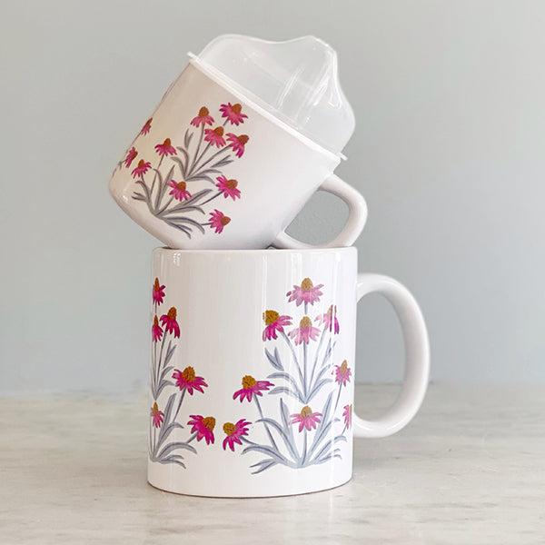 Coneflower Mama & Me Cup Set