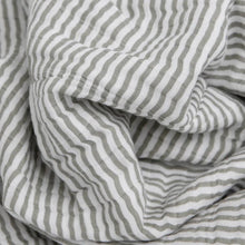 Load image into Gallery viewer, Grey Stripe Baby Quilt
