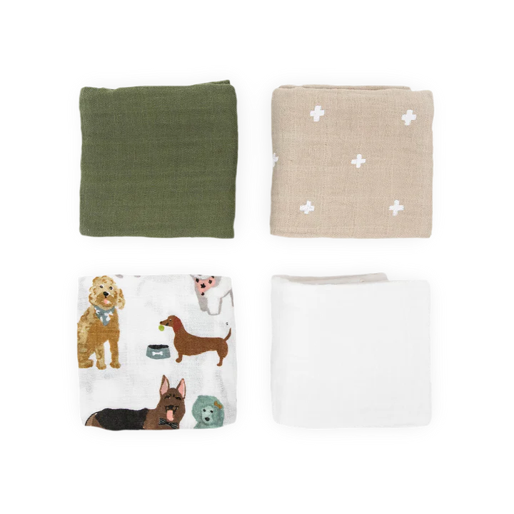 Woof Set Cotton Muslin Squares