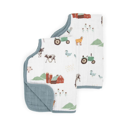 Farmyard Burp Cloth