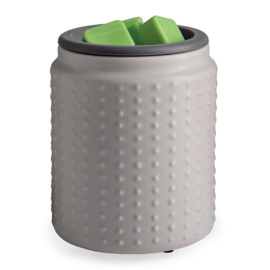 Gray Hobnail Flip Dish Wax Warmer