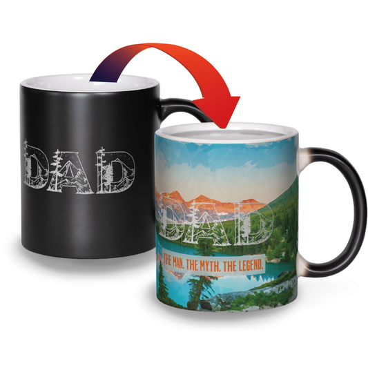 Matte Color Changing Mug - Legendary Dad