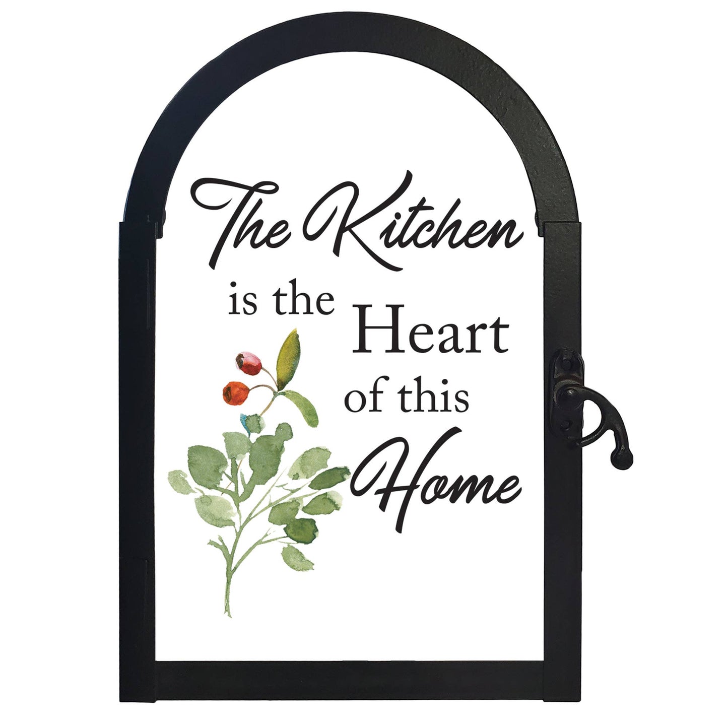 Lantern Kitchen Heart Home Small Black