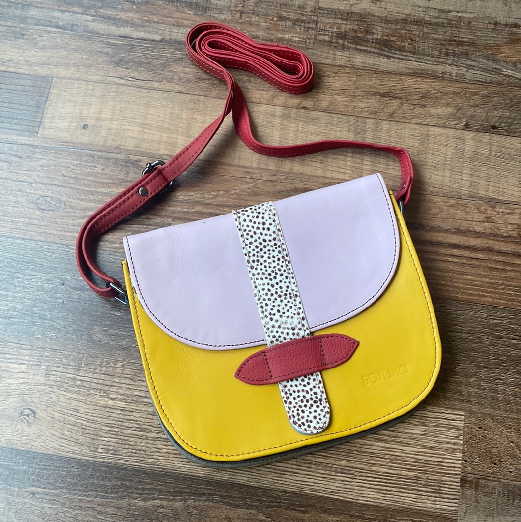Alba Flip Flap Soruka Leather Handbag