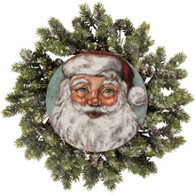 Load image into Gallery viewer, Santa Wreath Insert
