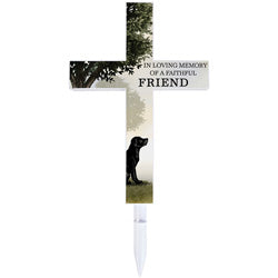 In Loving Memory Solar Cross For Pet