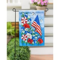 Load image into Gallery viewer, Garden Flag - Patriotic Waffle
