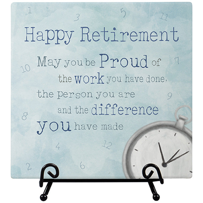 Happy Retirement Plaque