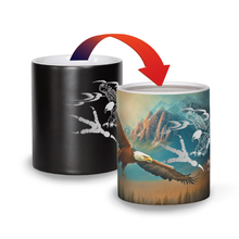 Load image into Gallery viewer, Matte Color Changing Mug - Eagle
