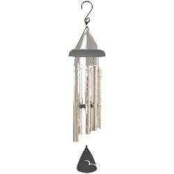 Family Chain 30" Sonnet Chime Memorial Quote Windchime