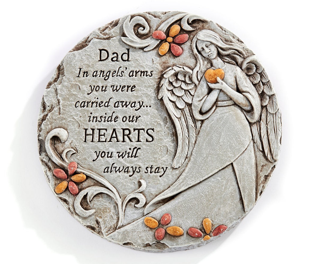 Dad Garden Angle Stepping Stone