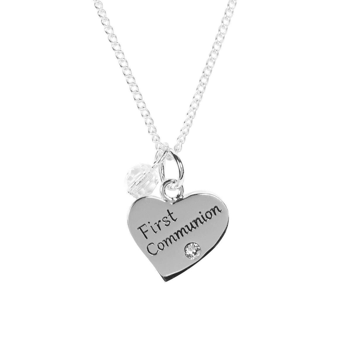 My 1st Communion Heart Necklace