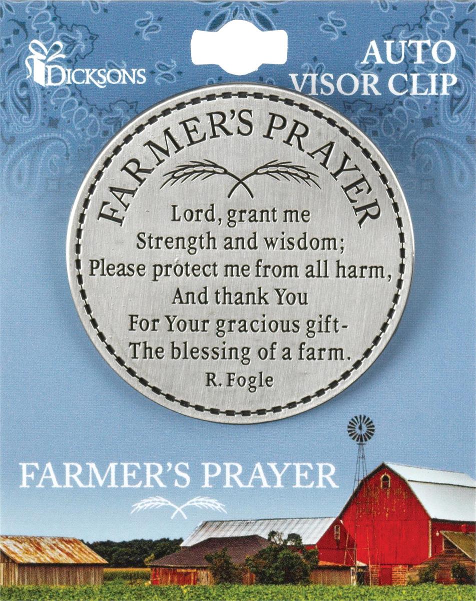 Farmer's Prayer Visor Clip