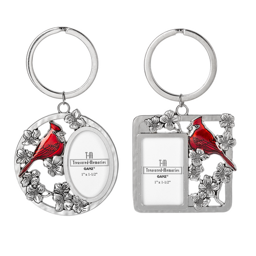  Qilery 24 Sets Memorial Gifts Cardinal Keychain