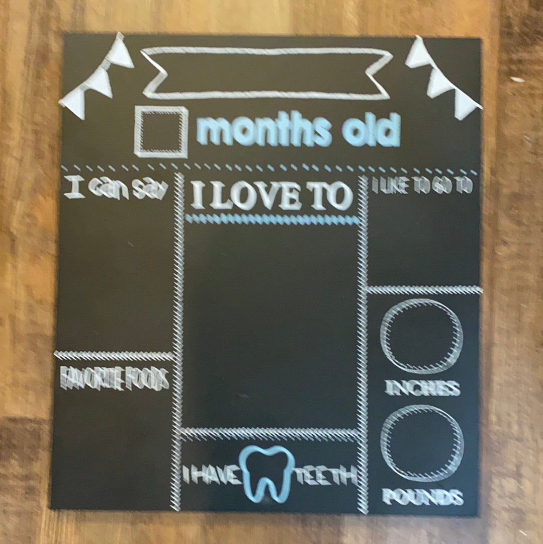 Baby Chalkboard