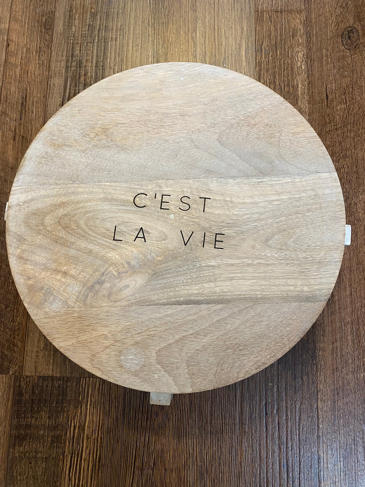 C'est La Vie Round Cheese Board